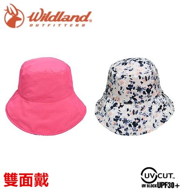 (登山屋)荒野 Wildland中性抗UV雙面漁夫帽W1063-09 桃紅色