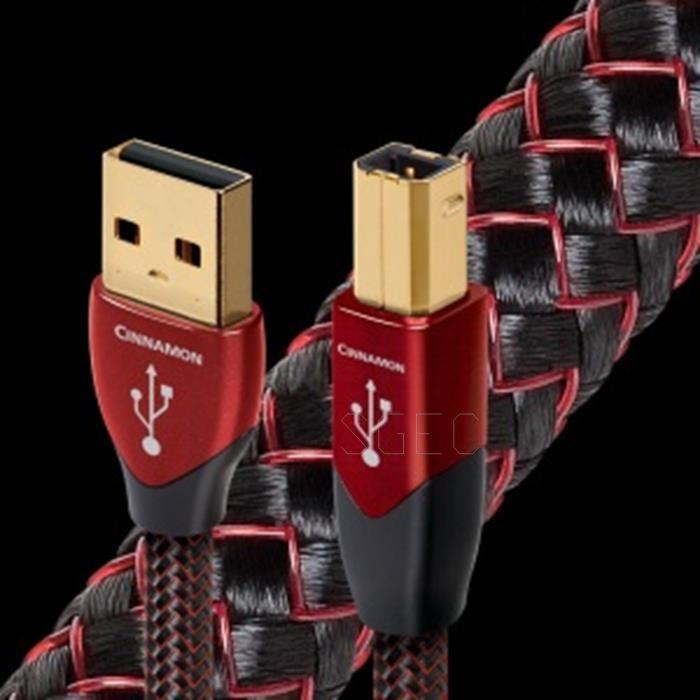 視紀音響 AudioQuest 美國 Cinnamon 肉桂 USB線 1.5米 含銀A-B 耳機 擴大機 印表機