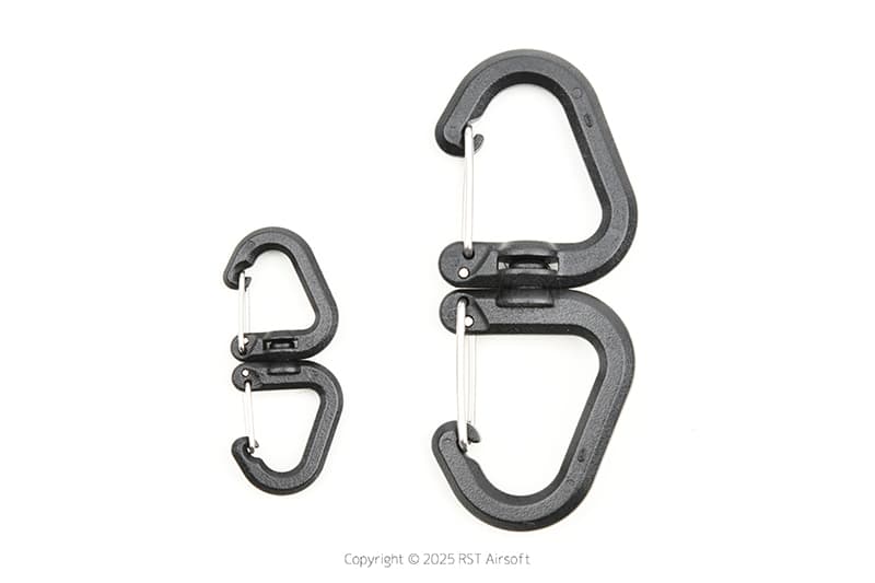 RST 紅星 - 360度 不打結 雙頭 掛鈎 扣具 掛勾 掛扣 隨身收納  小號 大號 雙size 可選 19604