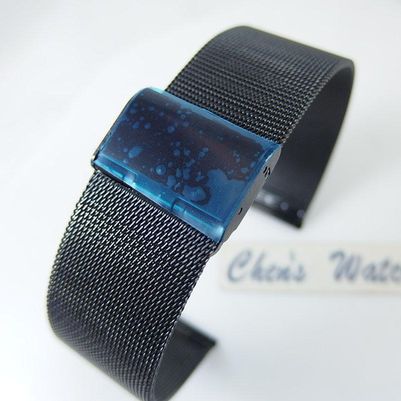 【蘋果錶帶家】高級黑色不銹鋼編織帶米蘭帶 代用 1234 代 apple watch 38mm40mm42mm44mm