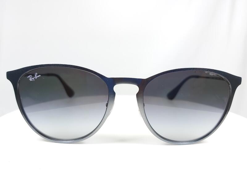 逢甲眼鏡』Ray Ban雷朋全新正品太陽眼鏡星空藍粗框漸層紫鏡面【RB3539