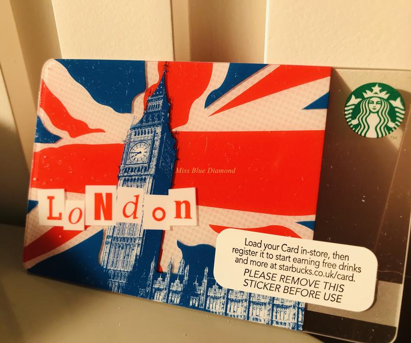 Starbucks2018英國星巴克隨行卡倫敦城市卡現貨