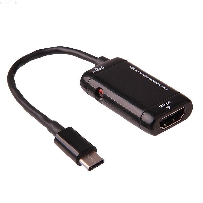 高清手機轉電視轉接線USB3.1 Type-c轉HDMI高清線MHL2.0 1080P 樂視2不支持此功能連接哦!!!樂