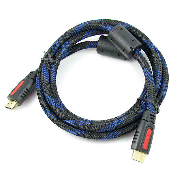 HDMI 高解析影音線 雙磁環抗雜訊鍍金接頭低衰減 編織網美觀強化 適用影音設備 DVD MP4 錄放影機 3公尺