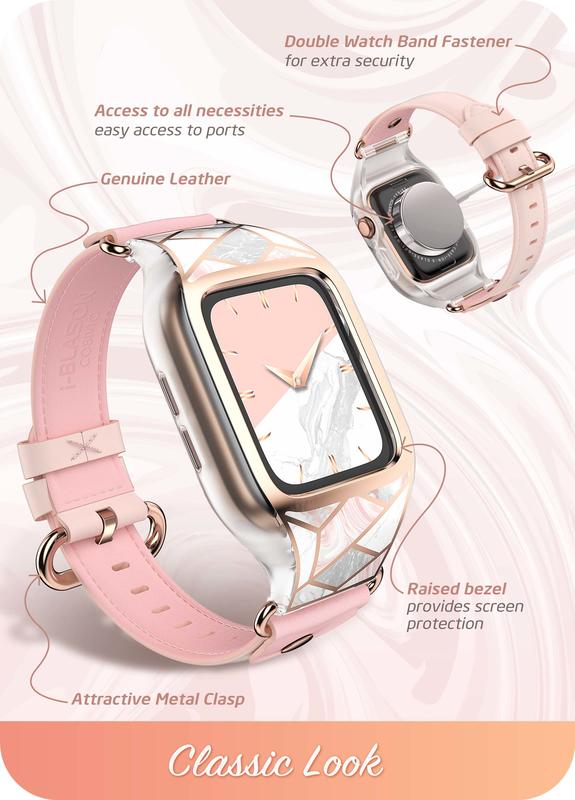 KINGCASE (現貨) i-Blason Apple Watch 5 / 4 40mm 大理石金 錶帶保護套