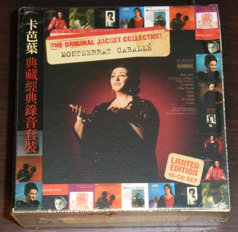 Montserrat Caballe Original Jackets Collection 卡芭葉 典藏經典錄音套裝