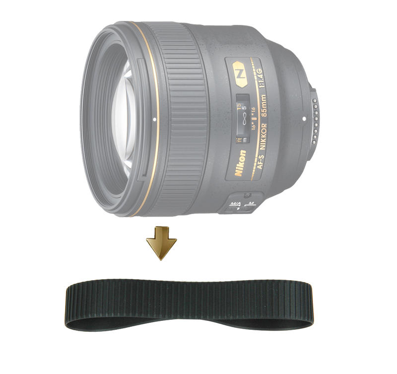 【NRC】Focus Rubber Ring for Nikon 85mm F1.4G 對焦環 對焦皮
