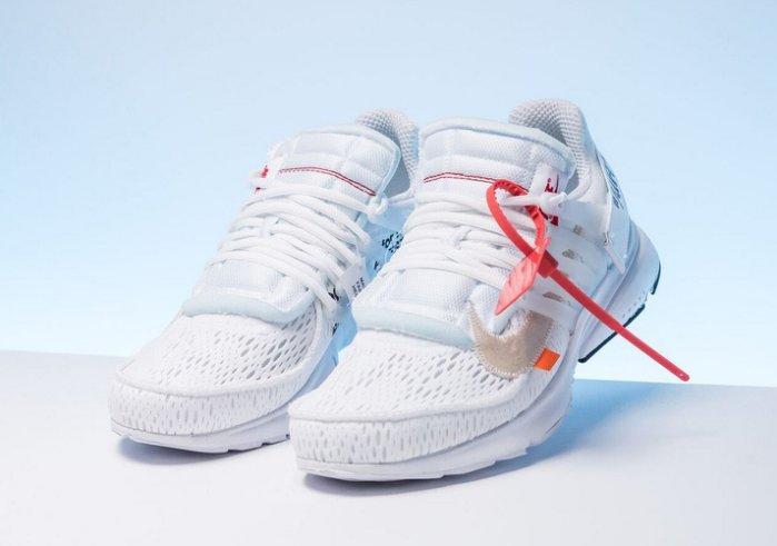 S.G Nike Air Presto X Off-White AA3830-100 全白魚骨聯名復古慢跑鞋