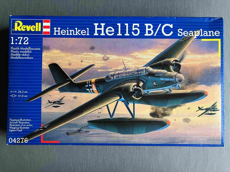 Revell 04276 Heinkel He 115B/C Seaplane 德軍水上飛機(1/72) | 露天市集 | 全台最大的網路購物市集