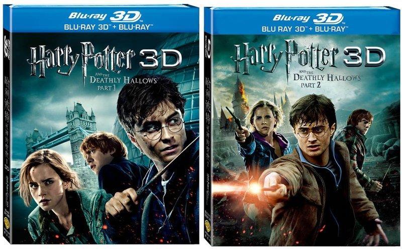 全新《哈利波特:死神的聖物1+2》3D+2D雙牒版藍光BD(得利公司貨)(為愛朗讀.怒戰天神.辛德勒的名單)雷夫范恩斯