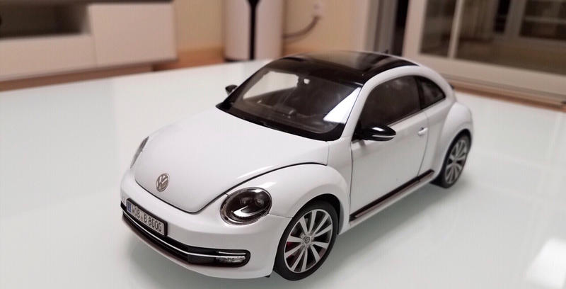 1:18 VW 大眾 new beetle 甲蟲 汽車模型 合金車