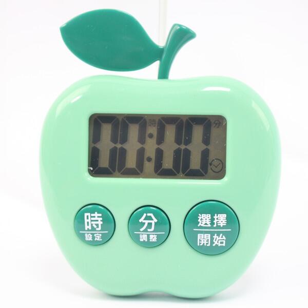 【優購精品館】CATIGA 蘋果造型 正數計時器 ST-291/一個入(促250) 倒數計時器 大銀幕 大音量-信