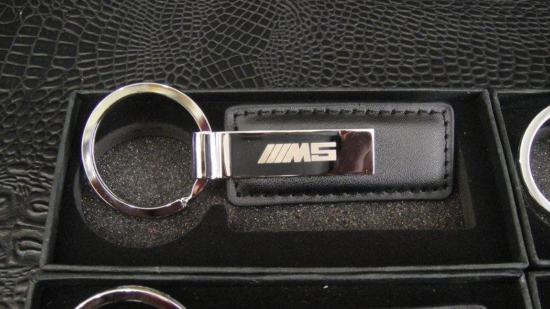 BMW M5 雷射雕刻 皮質不鏽鋼 鑰匙圈  鑰匙扣