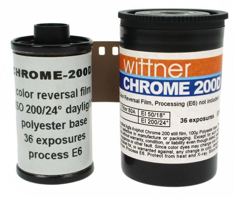 Wittner CHROME 200D 彩色正片 (Agfa Aviphot Chrome 200D)EXP2016.1