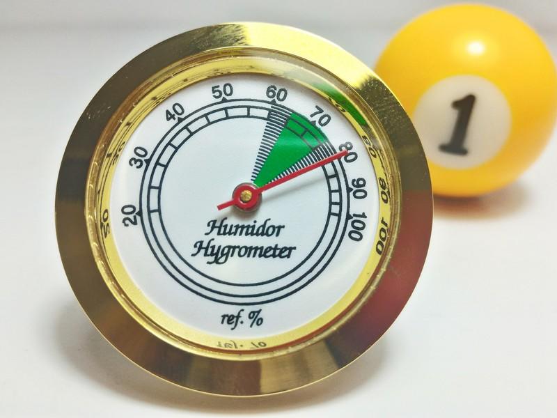 ◤球球玉米斗◢ 濕度計 指針式 可鑲嵌型
