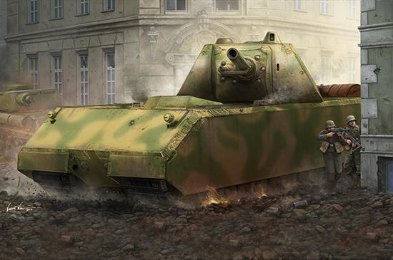 【TRUMPETER 09541】小號手 1/35 德國鼠式重型坦克 全內構