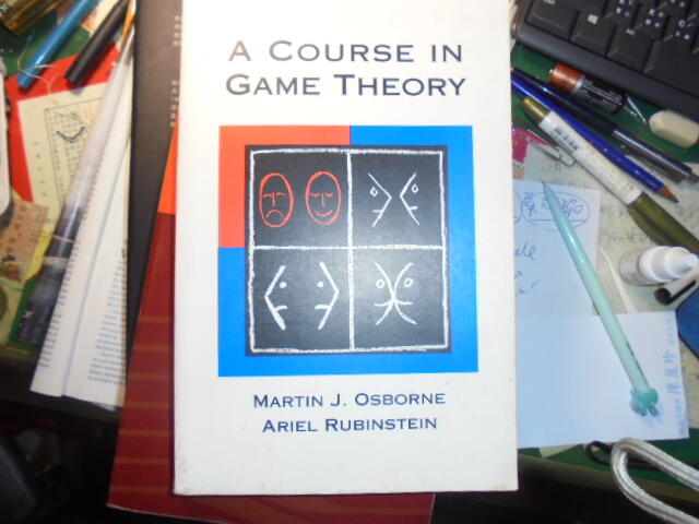 A course in game theory Osborne and Rubinstein 有螢光筆、劃線