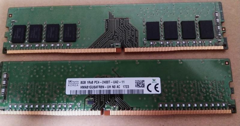 【麥克3C】美光 原廠 DDR4-2400 8G 1250元 桌上型記憶體 (同批-最高相容性 )