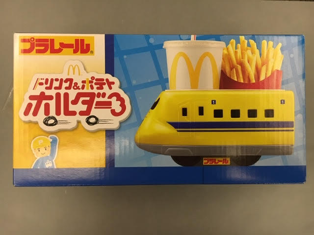 TAKU的格子鋪☆【日本帶回全新未拆 】日本麥當勞  PLARAIL 小火車 置物架