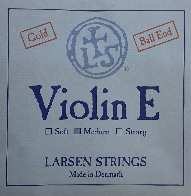 [YA BO Concerto]丹麥進口 Larsen 小提琴弦 E 金 淺藍 公司原廠