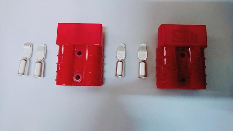SMH-50A堆高機充電插頭 [ 紅色 ] 一對2個
