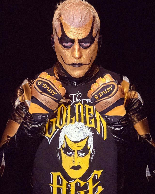 WWE Goldust "The Golden Age Is Back" Authentic T-Shirt現貨