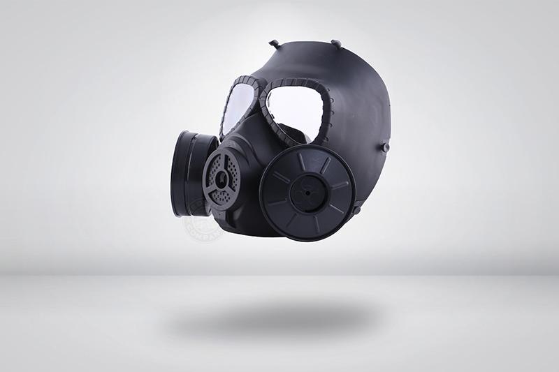 RST 紅星快遞 - M04S防毒面具型面罩(雙風扇版) 面具 生存遊戲 角色扮演 黑色 ... 05090