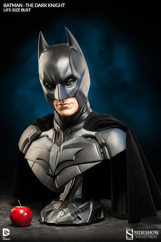(現貨供應)Sideshow BenToy DC系列Batman蝙蝠俠黑暗騎士大型一比一半身雕像SC-400203