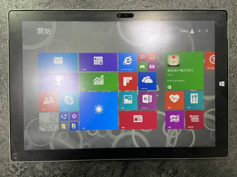 【幸福七號倉】二手微軟 Microsoft Surface Pro3 i5/4G/128GB(無鍵盤)/平板電腦/筆電