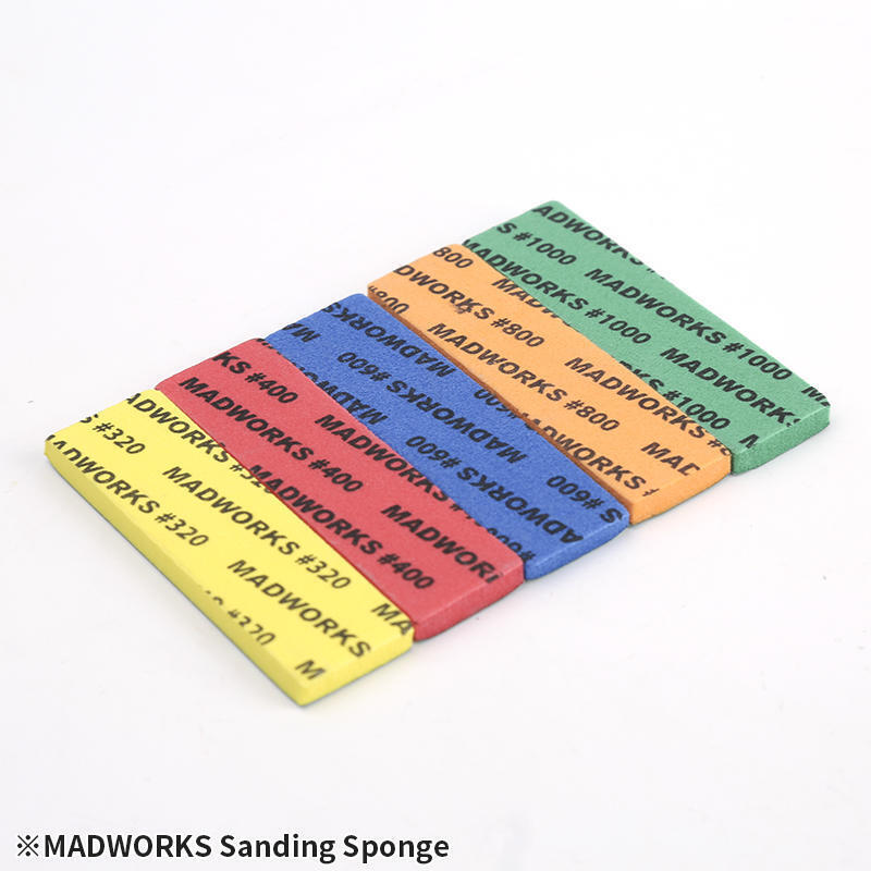 【大頭宅】MadWorks 高耐久海綿砂紙5mm組合包 每包各號數各2片