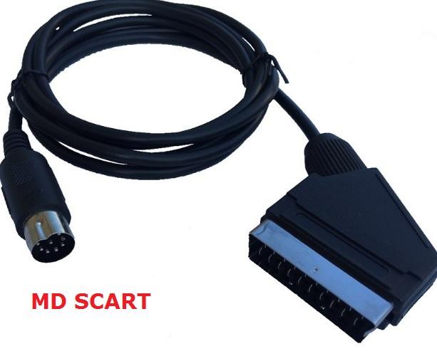 SEGA MD 第一代 RGB SCART轉接線