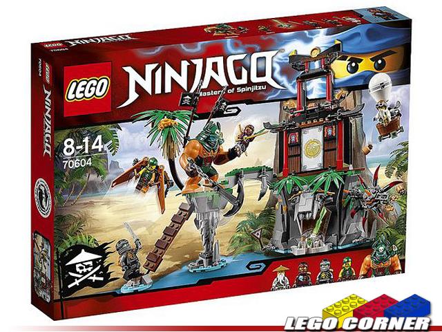 【LEGO CORNER】 NINJAGO 70604 樂高忍者系列、大戰虎寡婦蜘蛛島~全新