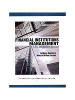 《Financial Institutions Management: a Risk Management Approach》ISBN:0071289550│McGraw Hill Higher Education│Saunders│五成新