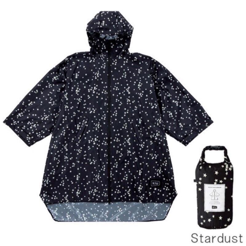 *現貨*日本Kiu 星星 輕便雨衣 長袖雨衣 防水風衣 雨披 空氣感雨衣