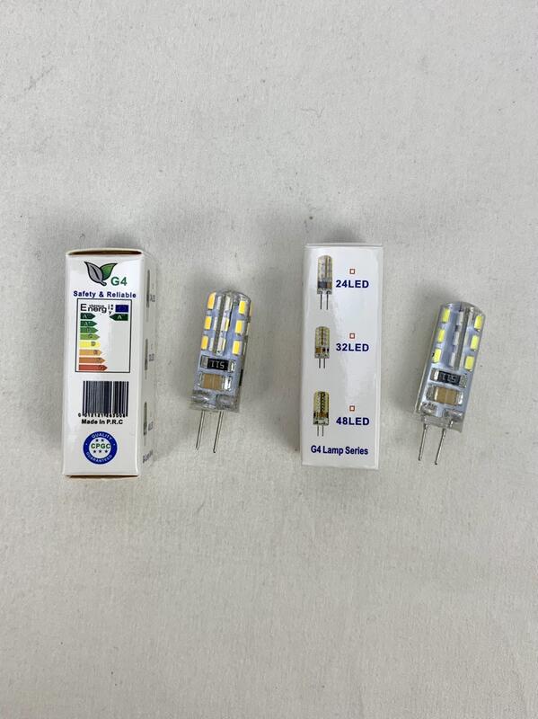 LED G4 3W 110-220V 豆泡 豆燈 無需變壓器 取代20W鹵素燈泡 白光 黃光