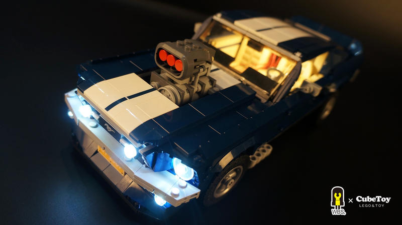 【CubeToy】WBS™ 樂高 LED 燈組 10265 CREATOR 福特 野馬 - LEGO LED -
