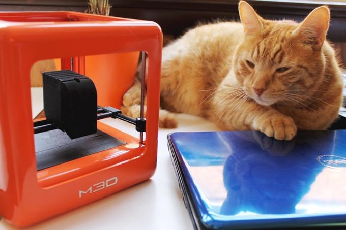 美國M3D Micro+桌上型 小型3D印表機 微型3D打印機第一台消費型小台3D印表機