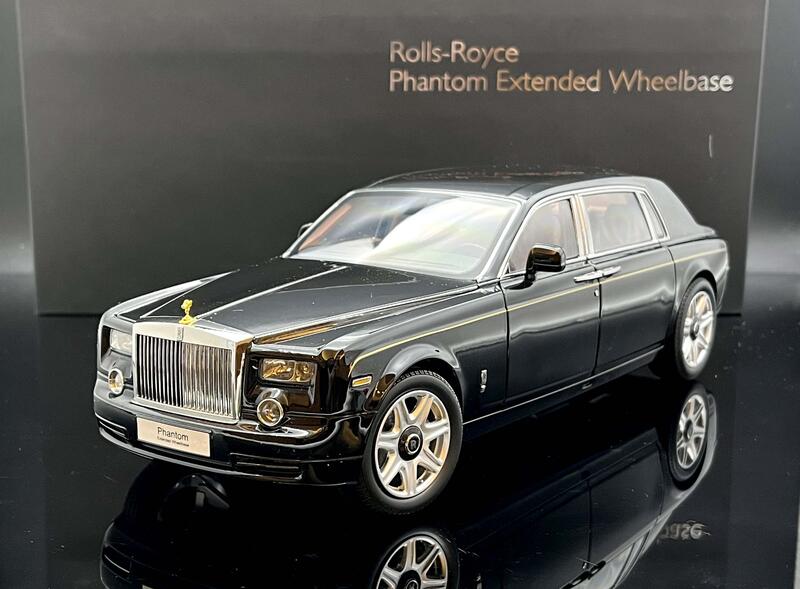【MASH-2館】現貨特價  Kyosho 1/18 Rolls Royce Phantom EWB black