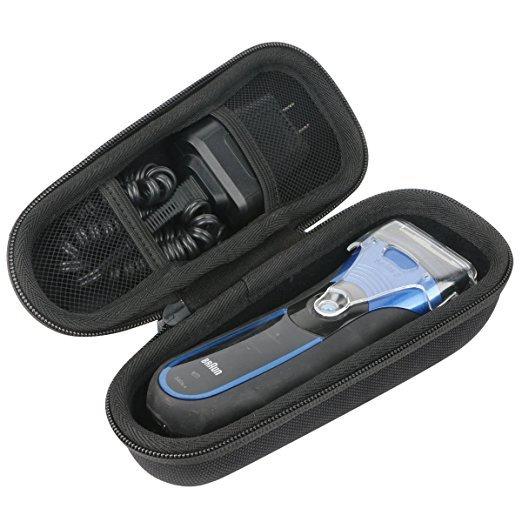 專為BRAUN 百靈 設計 3系列刮鬍刀高級保護盒 硬EVA保護外殼旅行盒 3040S WF2S 3050可參考