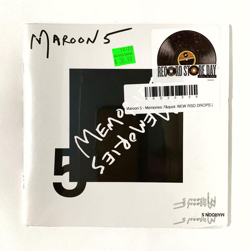 Maroon 5 魔力紅 Memories 7" 歐版 唱片
