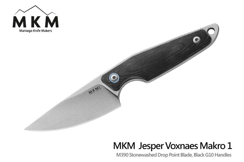 <刀之林>MKM Knives Makro 1 Drop Point刃小直刀(M390鋼石洗)-3款可選