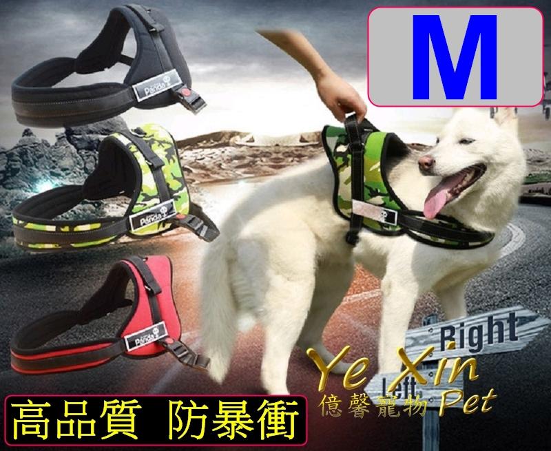 【PS51】M號-金熊貓豪華胸背帶 K8訓練型胸背帶訓練型胸帶防暴衝胸背帶寵物胸背帶中大型犬胸背帶