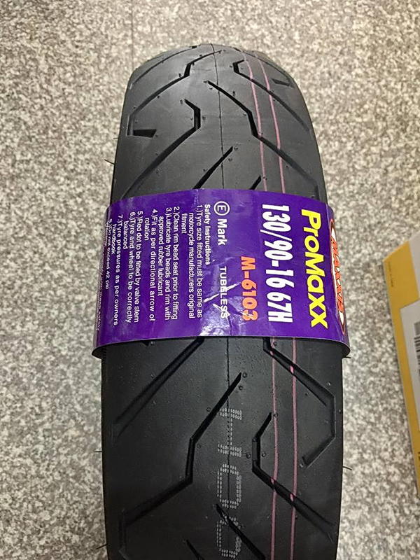 Pneumatico Posteriore Moto Maxxis Promaxx M6103 - Misura 130/90-17 TL 68H, Per Uso Stradale Sportivo