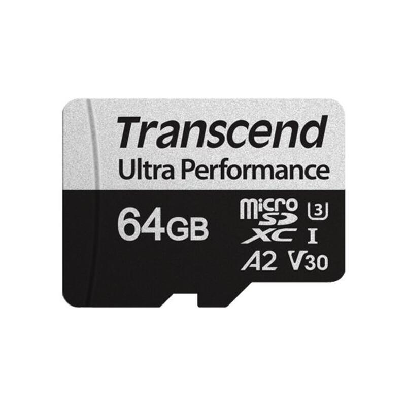 新風尚潮流【TS64GUSD340S】 創見 64GB 340S Micro-SD 記憶卡 支援 A2 APP加速