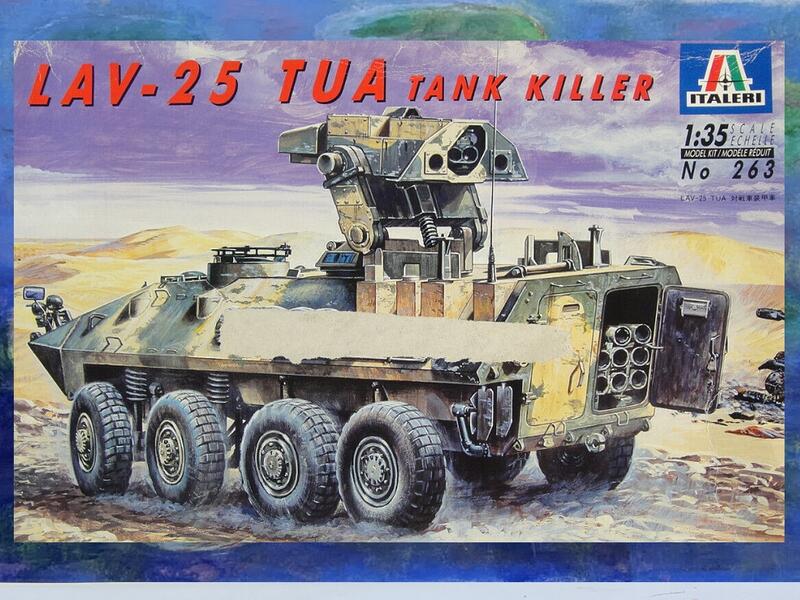 LAV-25 TUA 食人魚反装甲車 ITALERI 義大利成品模型 1：35 