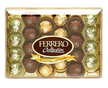 【24顆*2盒】FERRERO COLLECTION 費列羅 金莎 豪華 禮盒 榛果 巧克力*RONDNOIR 朗莎 ROCHER 金莎 RAFFAELLO 拉斐爾*非 LINDT*