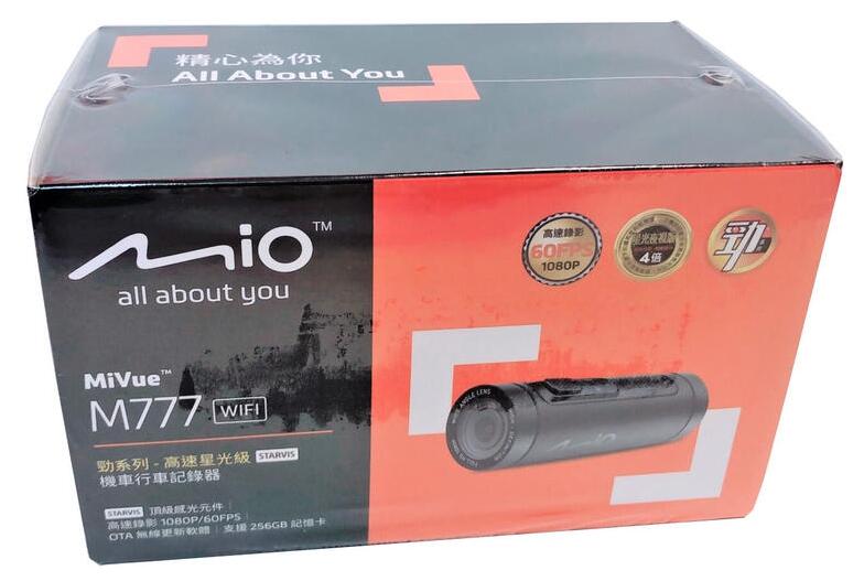 MIO MiVue M777 【送16G】WIFI Sony星光級感光 整機防水 60FPS 142° 機車行車紀錄器