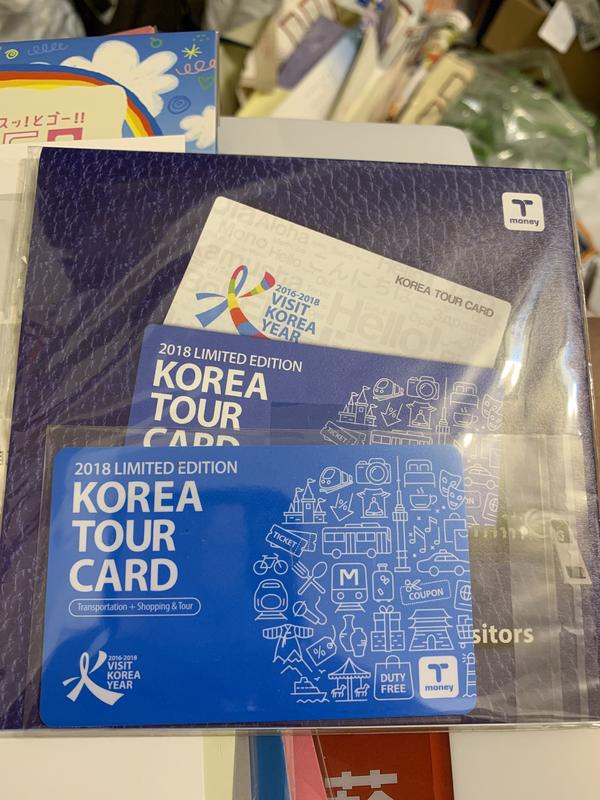 韓國 限定 交通卡 Korea tour card t money 二手