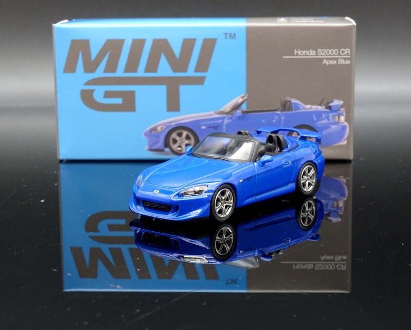 MASH】現貨特價Mini GT 1/64 Honda S2000 (AP2) CR Apex Blue #554