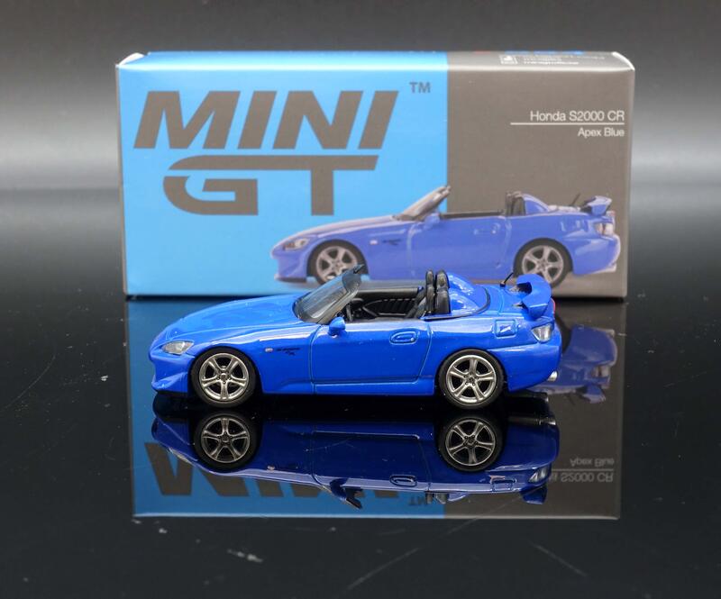 MASH】現貨特價Mini GT 1/64 Honda S2000 (AP2) CR Apex Blue #554